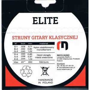 REDS MUSIC ELITE - struny do gitary klasycznej