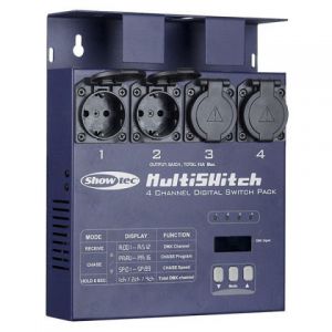 Showtec MultiSwitch - czterokanałowy cyfrowy switchpack