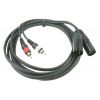 HILEC CL-26/1.5 - kabel 2x XLR / 2x  RCA (1,5m)