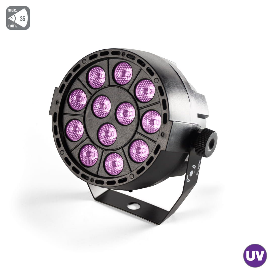 Flash LED PAR 36 12xUV - reflektor PAR F7100328