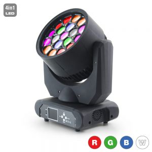 Flash LED KALEIDOSCOPE Głowica ruchoma 19x12W 4w1 RGBW F1700072