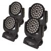 Flash 4xLED Moving Head 36x15W RGBWAUV 6in1 ZOOM 3 Sections + case F7100543