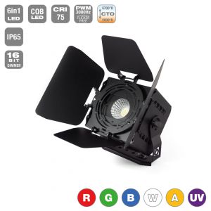 Flash SQUARE IP [300W 6w1 RGBWA+UV IP65] – reflektor P7110028