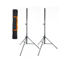 Akmuz K-2 + BOX-CB2 - solidny statyw kolumnowy stalowy (para) + pokrowiec