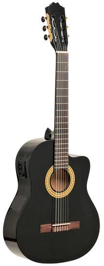 Ever Play TC-901 CEQ BKGL 4/4 - gitara elektro-klasyczna (połysk)