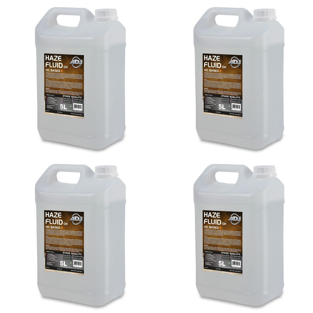 ADJ 4x ADJ Haze Fluid oil based 5l - płyn do wytwornicy mgły (4x5l)