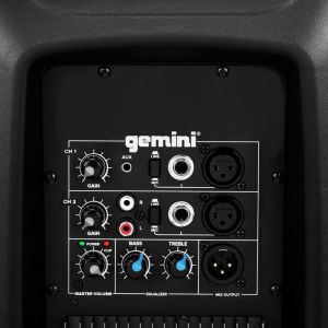 GEMINI AS-2112P Kolumna aktywna 12", 1500W peak, mikser 2 kanały mic/line