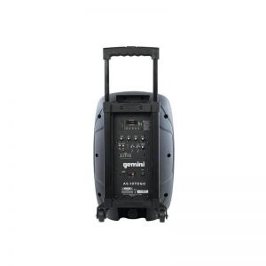 GEMINI AS-10TOGO Kolumna aktywna 10" z akumulatorem, 1000W peak, BT, FM, USB, SD, mikser, wózek