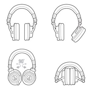 Audio-Technica ATH-M50xMO - słuchawki dynamiczne