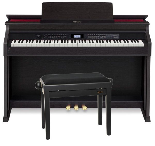 Casio AP-650 BK - pianino cyfrowe + ława