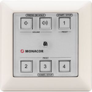 Monacor MDF-CON6 - Kontroler ścienny MondeF z 6 programowalnymi przyciskami