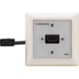 Monacor MDF-INS-HDWP - Panel ścienny MondeF HDMI, do montażu wpustowego