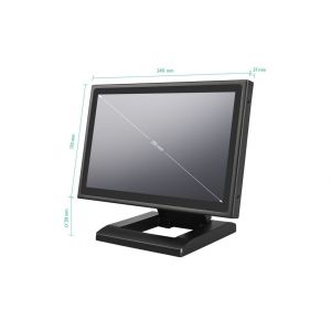 Monacor MDF-10TS-M - Profesjonalny ekran dotykowy 25cm (10") full HD