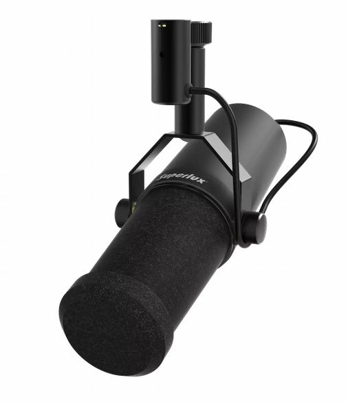 Superlux D421 - mikrofon transmisyjny, podcastowy, gamingowy