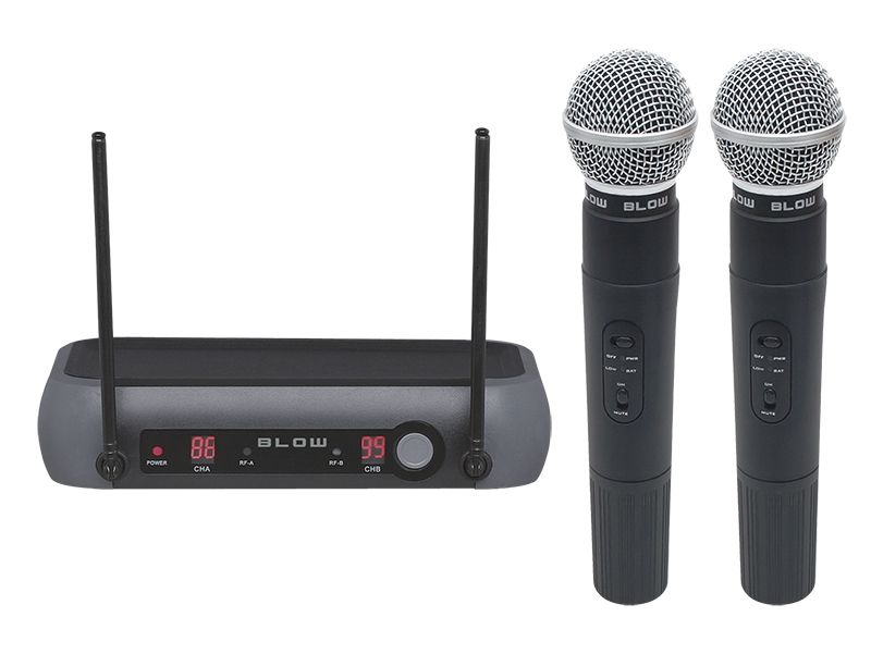 BLOW PRM902 - system bezprzewodowy z 2 mikrofonami doręcznymi
