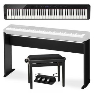 CASIO PX-S3100 - pianino cyfrowe  + statyw + ława + kontroler nożny
