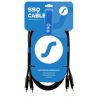 SSQ RCARCA1 - kabel 2xRCA- 2xRCA 1 metrowy