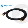 SSQ RCARCA1 - kabel 2xRCA- 2xRCA 1 metrowy