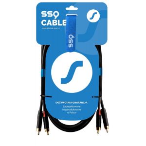 SSQ RCARCA5 - kabel 2xRCA- 2xRCA 5 metrowy