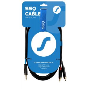 SSQ MiJRCA1 - kabel mini jack stereo- 2xRCA 1 metrowy