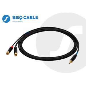 SSQ MiJRCA2 - kabel mini jack stereo- 2xRCA 2 metrowy