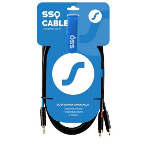 SSQ MiJRCA3 - kabel mini jack stereo- 2xRCA 3 metrowy