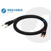 SSQ RCAJM2 - kabel 2 metrowy 2xRCA- 2x JACK MONO 6,3mm