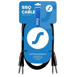 SSQ JSJS1 - kabel 2x JACK STEREO - 2x JACK STEREO 1 metrowy