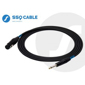 SSQ XZJM1 - kabel Jack MONO - XLR Żeński 1 metrowy