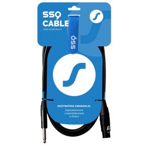 SSQ XZJM5 - kabel Jack MONO - XLR Żeński 5 metrowy