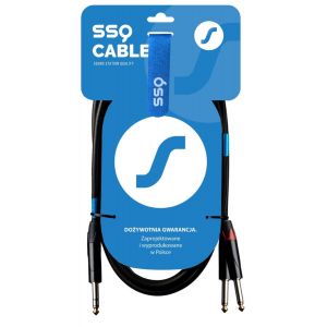 SSQ JSJM1 - kabel Jack stereo - 2x Jack Mono 1 metrowy