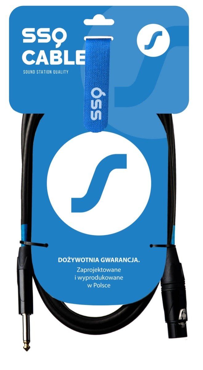SSQ XZJM7 - kabel Jack MONO - XLR Żeński 7 metrowy SSQ XZJM7 - kabel Jack MONO - XLR Żeński 7 metrowy