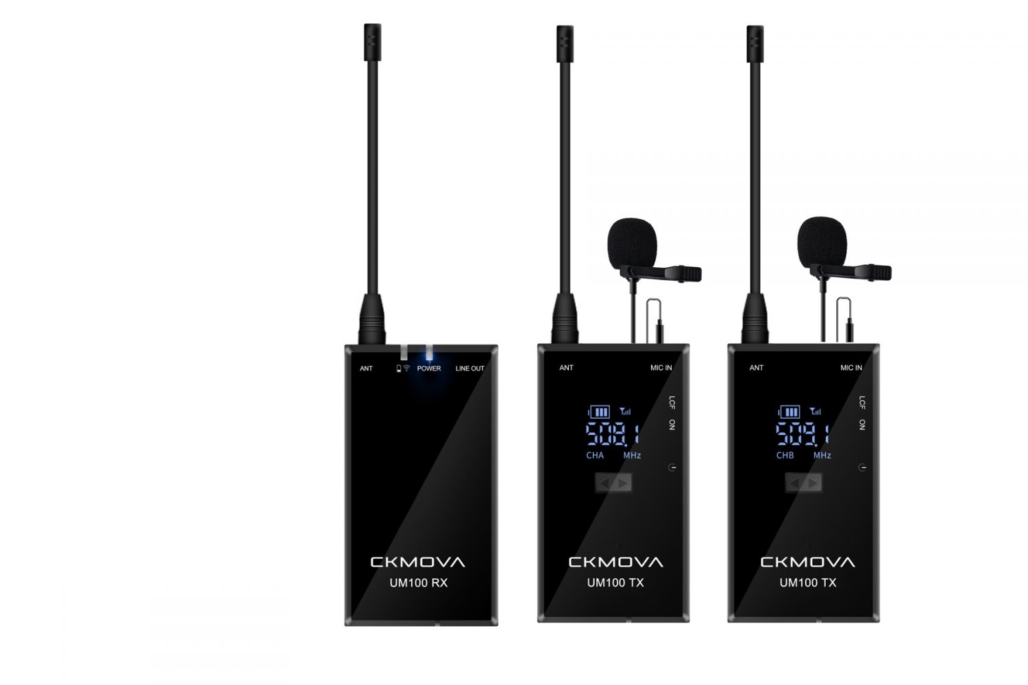 CKMOVA UM100 Kit2 - podwójny bezprzewodowy zestaw CKMOVA UM100 Kit2 - podwójny bezprzewodowy zestaw