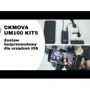 CKMOVA UM100 Kit5 - bezprzewodowy mikrofon na lightning