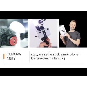 CKMOVA MST3 - mikrofon kierunkowy ze statywem