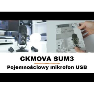 CKMOVA SUM3 - mikrofon pojemnościowy na USB