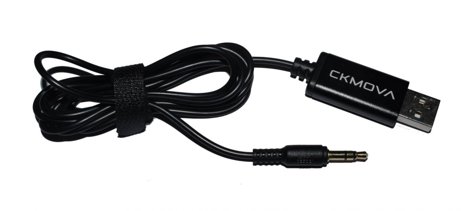CKMOVA AC-A35 - kabel audio 3,5mm TRS - USB A
