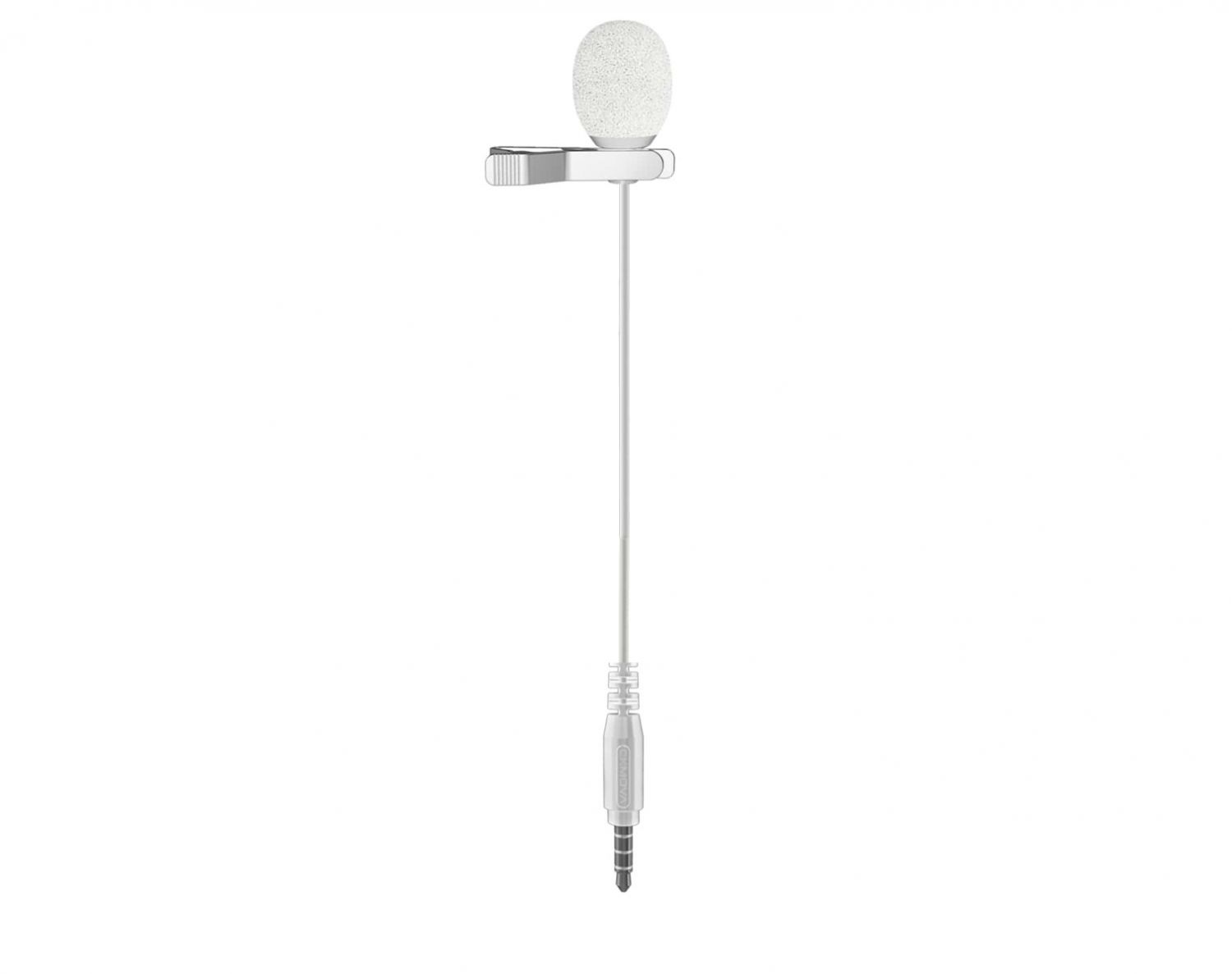 CKMOVA AC-VM1W - mikrofon lavalier w kolorze białym