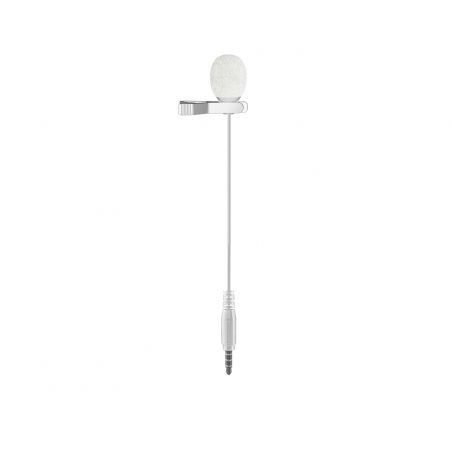 CKMOVA AC-VM1W - mikrofon lavalier w kolorze białym