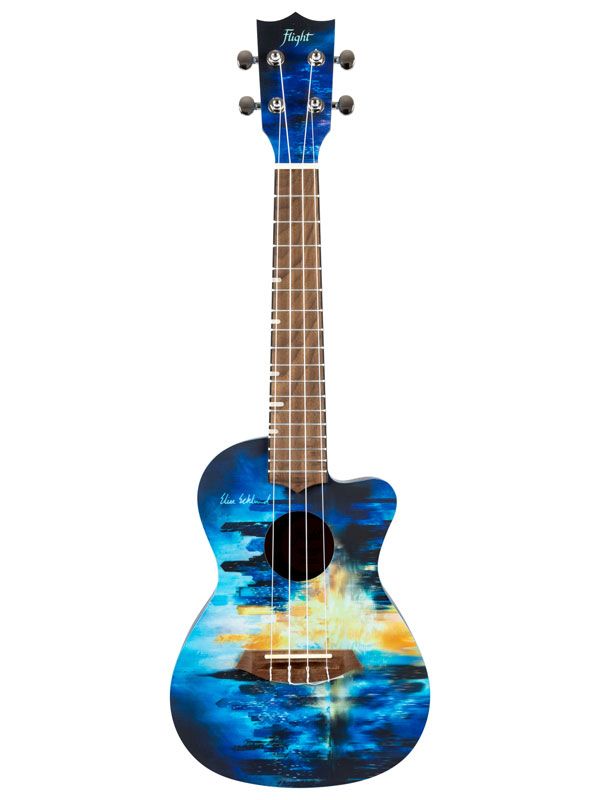 FLIGHT AUC30CITY ELISE ECKLUND SIGNATURE - ukulele koncertowe