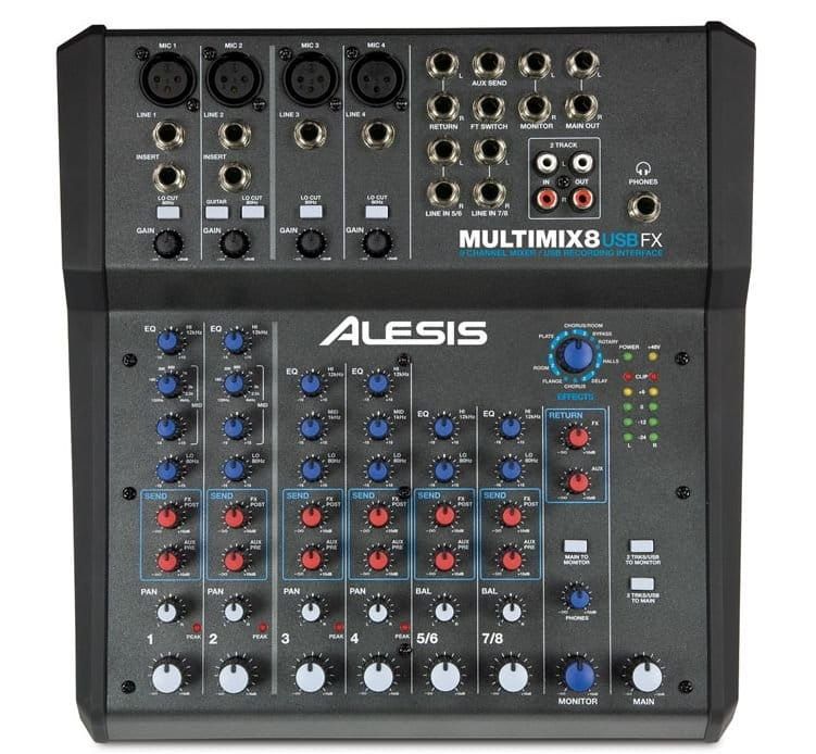 Alesis Multimix 8 USB FX PTools - mikser