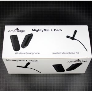 AmpRidge- MightyMic L PACK - bezprzewodowy mikrofon krawatowy do smartfonów