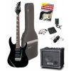Ibanez GRG170DX-BKN - gitara elektryczna + pokrowiec + wzmacniacz + akcesoria + combo gitarowe