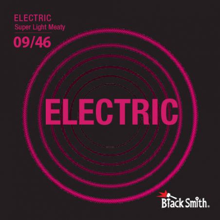 BlackSmith NW-0946 Super Light Meaty - struny do gitary elektrycznej
