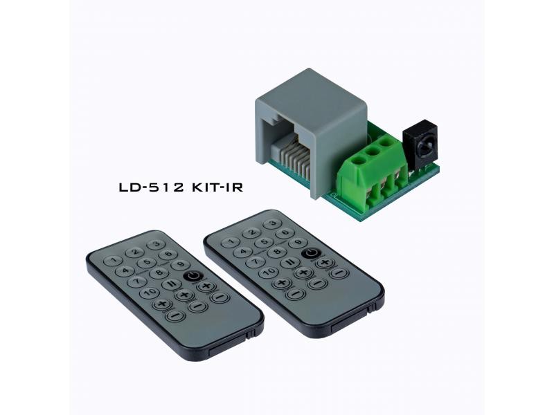 Briteq LD-512KIT-IR - zestaw bezprzewodowy dedykowany sterownikowi Briteq LD-512 EASY -  POEKSPOZYCYJNY