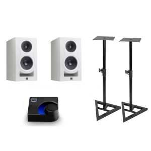 Kali Audio 2x IN-5W - monitory studyjne + statywy + kontroler