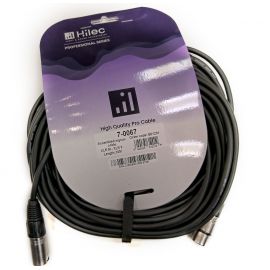 HILEC 7-0067 XLR M - XLR F (10m) - przewód XLR-XLR