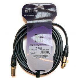 HILEC 7-0063 XLR M - XLR F (5m) - przewód XLR-XLR