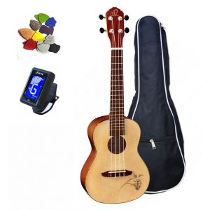 ORTEGA RU5 - Ukulele koncertowe + tuner + pokrowiec + kostka