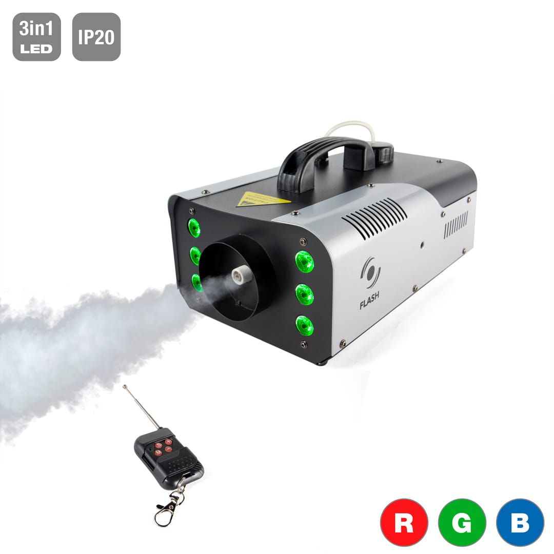 Flash FLZ-1200 DMX FOG MACHINE + LED 3in1 + IR - wytwornica dymu F5100338